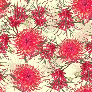 Wildflower Whispers - Red Grevillea