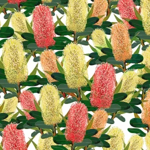 Wildflower Whispers - Banksia White
