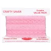 Crafty Saver 35mm Eyelet Lace 5m - Pink