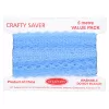 Crafty Saver 35mm Eyelet Lace 5m - Sky