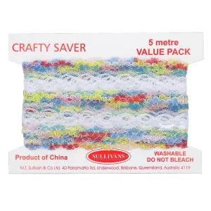 Eyelet Lace Multi 5m Card