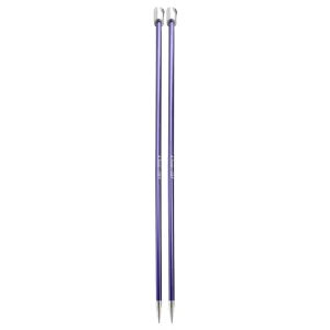 Knitpro Zing Single Point Knitting Needles Aluminium 30cm x 4.5mm - KPZS47.30450